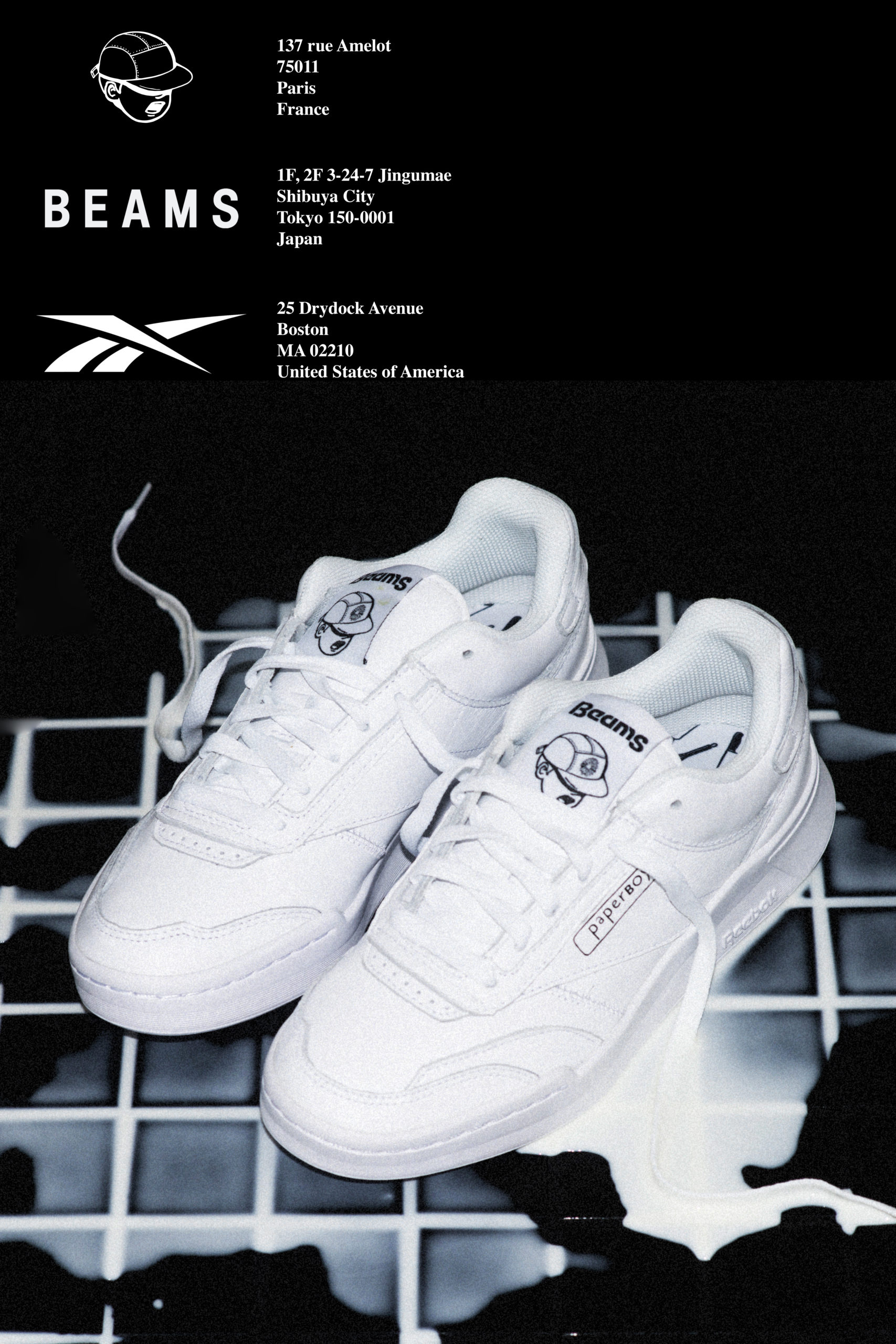 Paperboy x BEAMS x Reebok Club C Legacy - SELECTA BISSO
