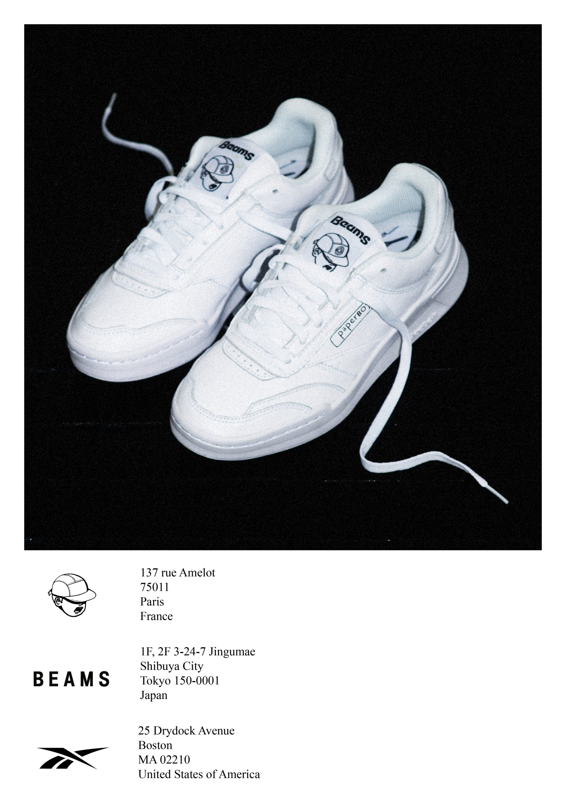 Paperboy x BEAMS x Reebok Club C Legacy - SELECTA BISSO