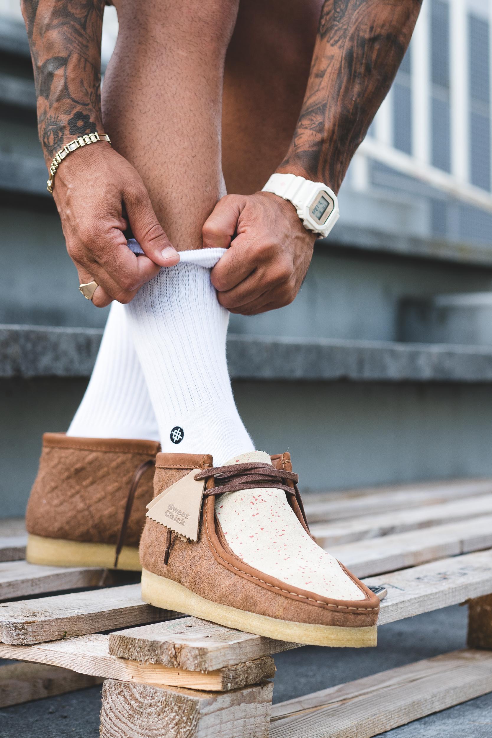 Sweet Chick x Clarks Wallabee Boots 