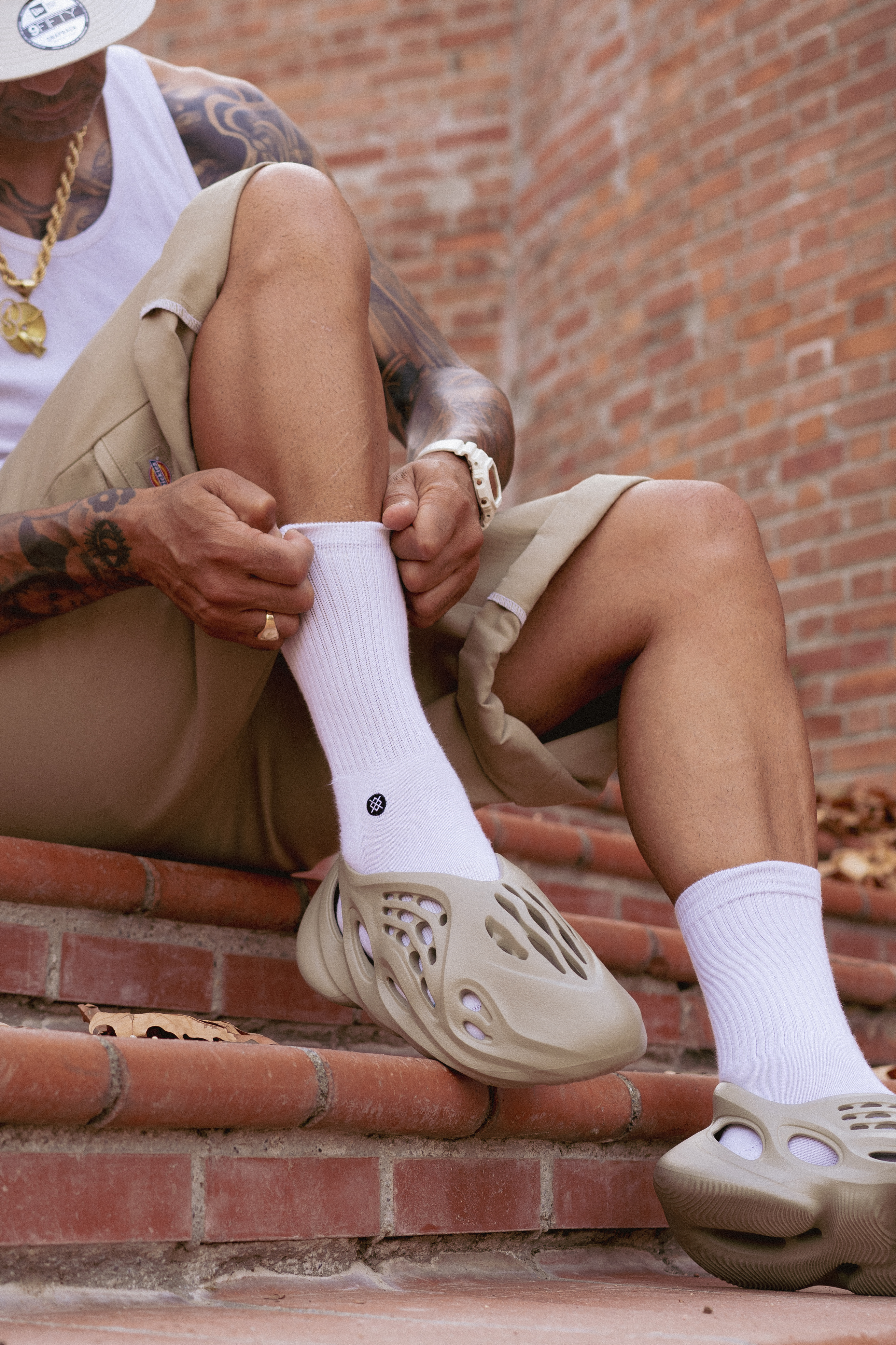 yeezy foam runner socks