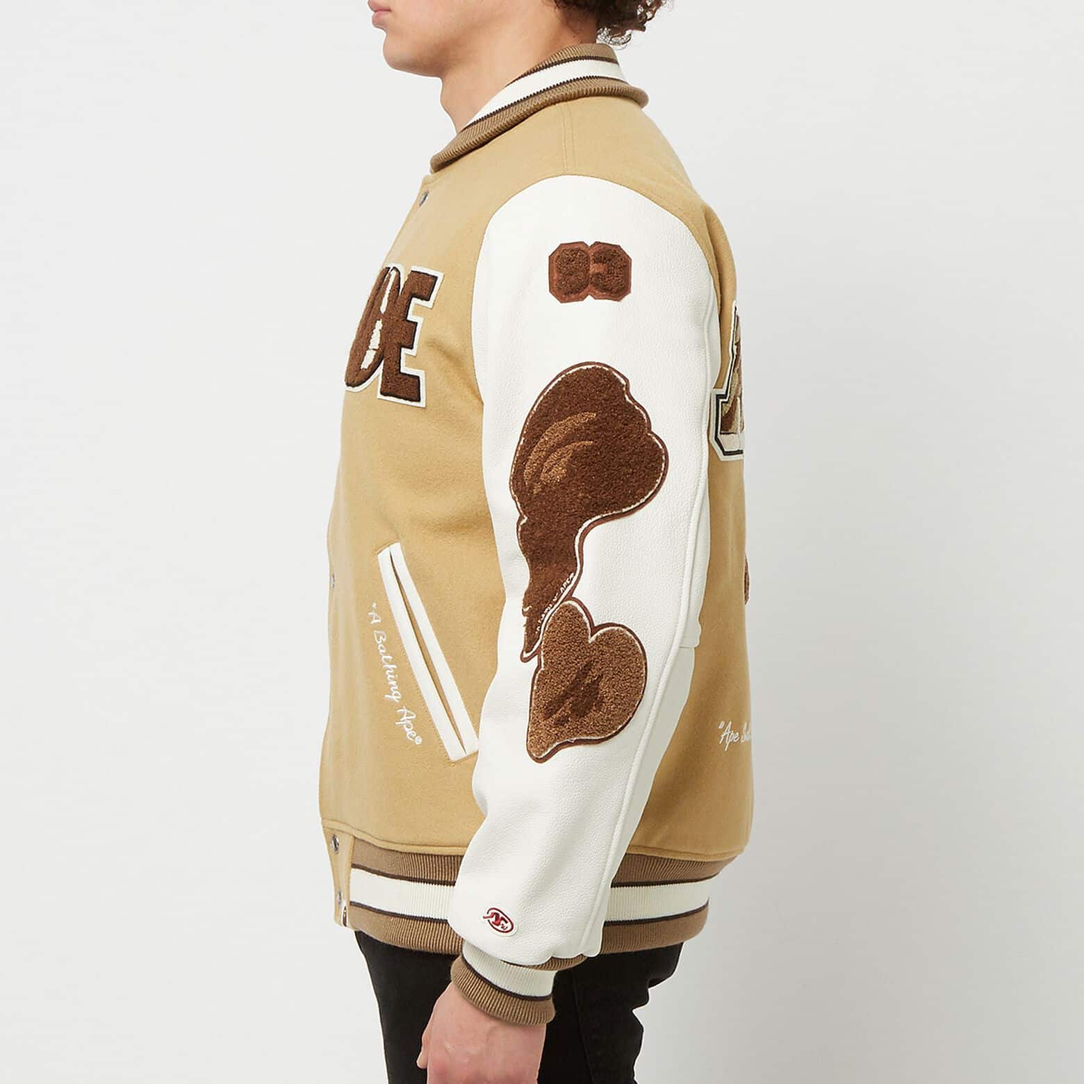 A Bathing Ape Multi Pattern Varsity Jacket - SELECTA BISSO
