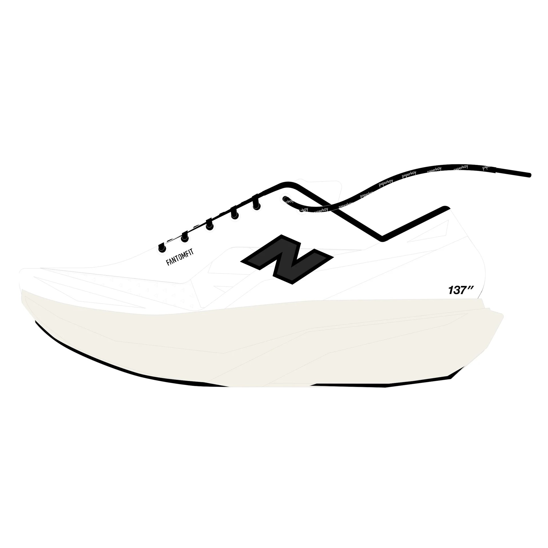 New Balance×paperboy SC ELITE V4 137 25 MRCELPB4 Paperboy New Balance FuelCell Supercomp Elite V4