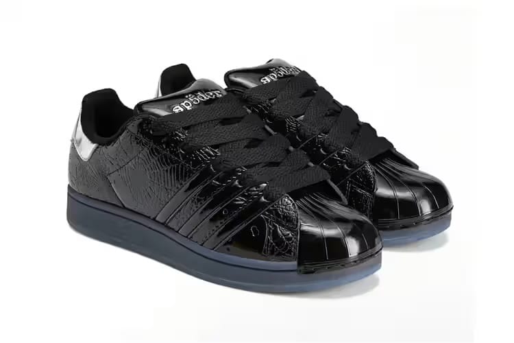 Sp5der and adidas unveil a Superstar Black with a dark and textured  aesthetic - SELECTA BISSO
