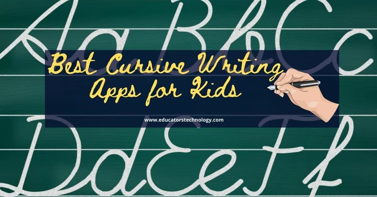 best cursive writing apps for kids and students educational technology and mobile learning