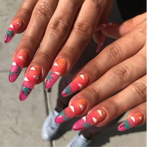 Cute simple summer nails designs