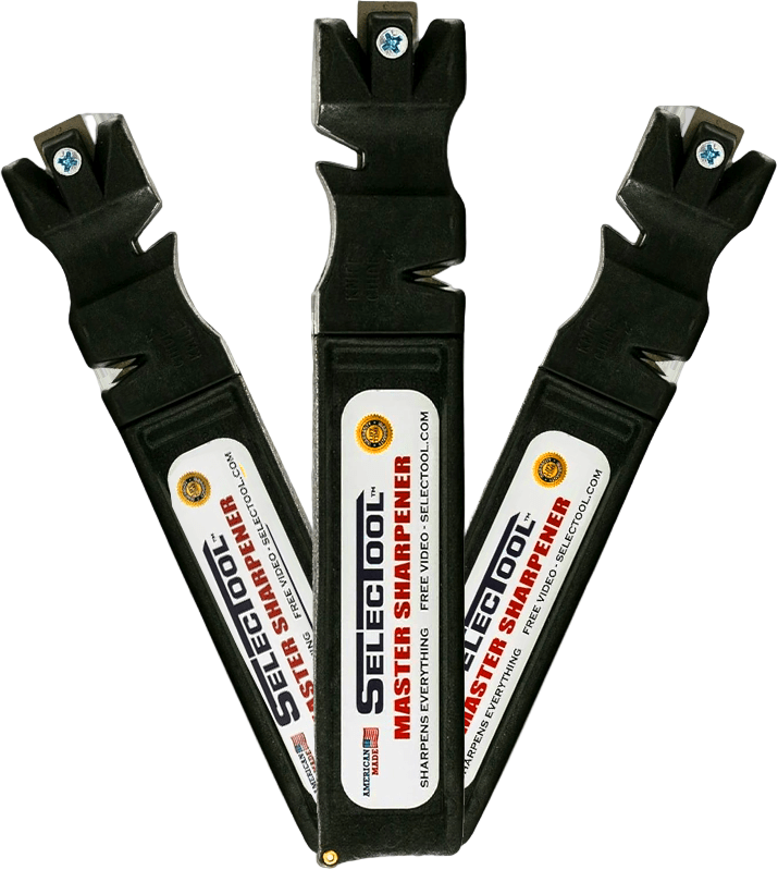 SELECTOOL “Three Amigos” Knife Sharpener Bundle (3-Pack)
