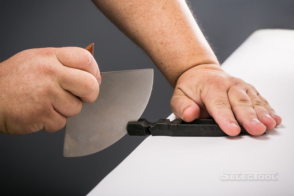 *SELECTOOL Manual Knife Sharpener – Straight & Serrated Blades