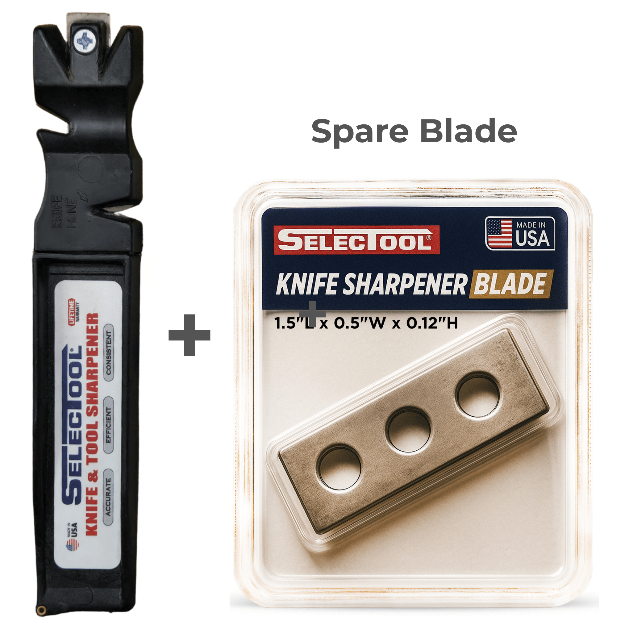 Knife & Tool Sharpener with Spare Blade | Selectool USA