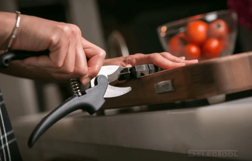 SELECTOOL 4-in-1 Knife & Tool Sharpener Made in USA Multi Purpose Sharpening Too