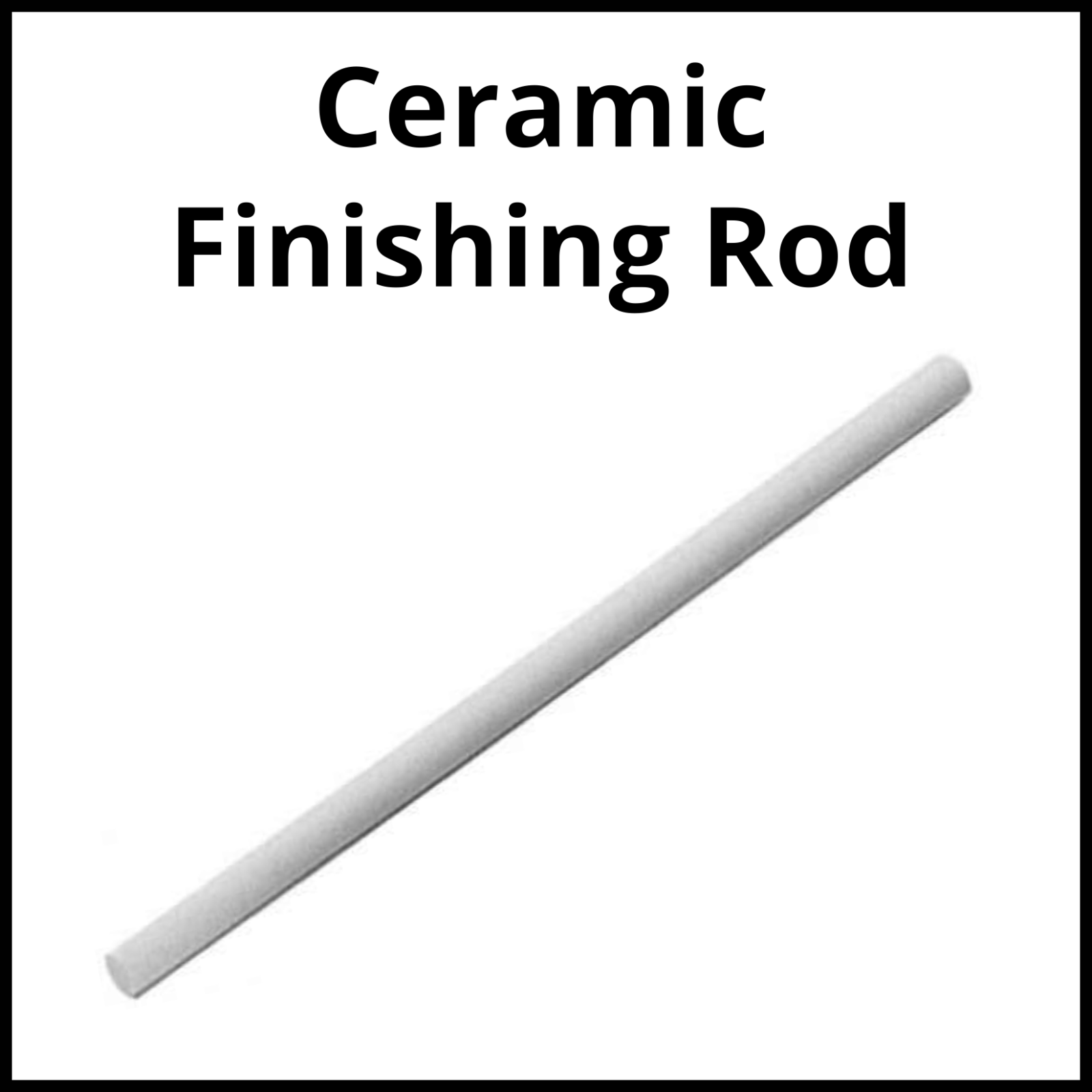 SELECTOOL Knife & Tool Sharpener DUO 8.5" Ceramic Honing Rod Manual Adjustable