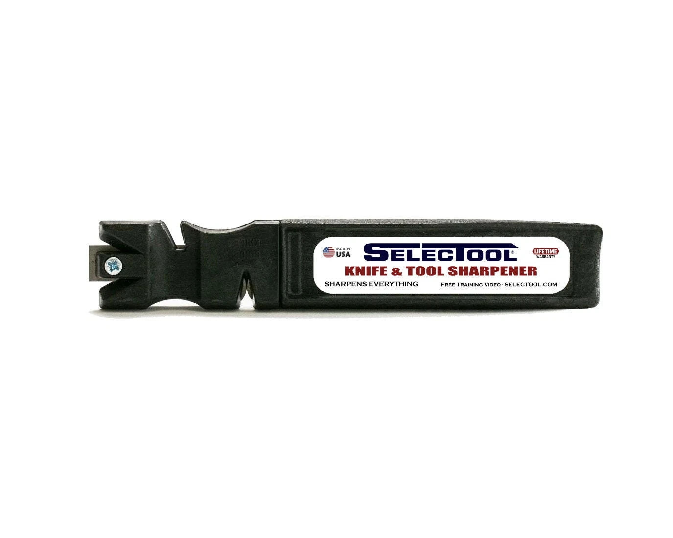 SELECTOOL 4-in-1 Knife & Tool Sharpener Made in USA Multi Purpose Sharpening Too