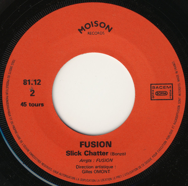 英12” Fusion (32) Cold Outside PFUL1104 Manic Records /00250 Fusion (32) – Cold Outside / Slick Chatter (7″) (Very Good