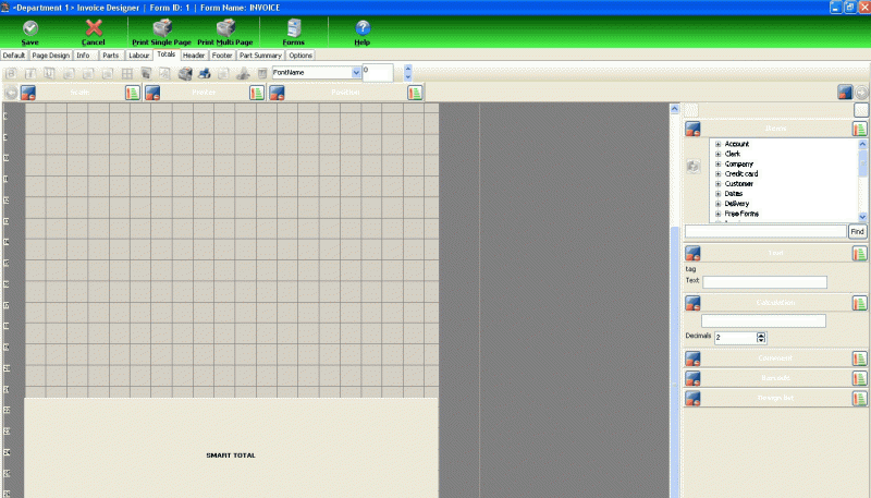 Totals Tab - Elegant Vintage Texture - HD