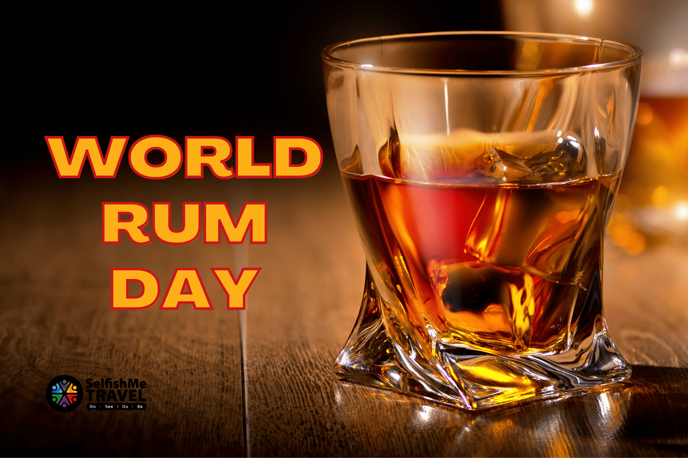 picture of a glass of rum, celebrating World Rum Day