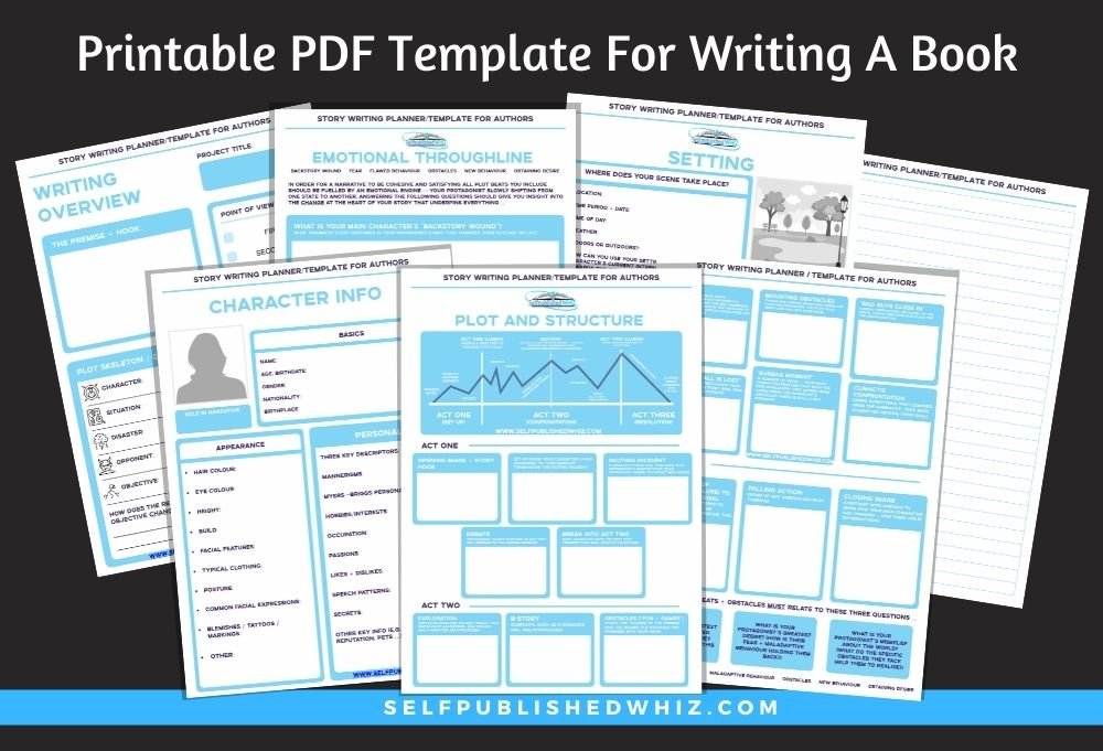 PDF Template For Writing A Book - Selfpublished Whiz
