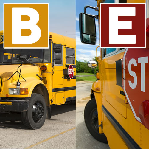 Class B and E