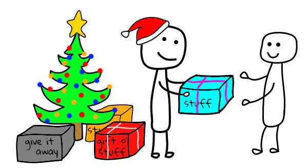 Give Stuff Away for Christmas