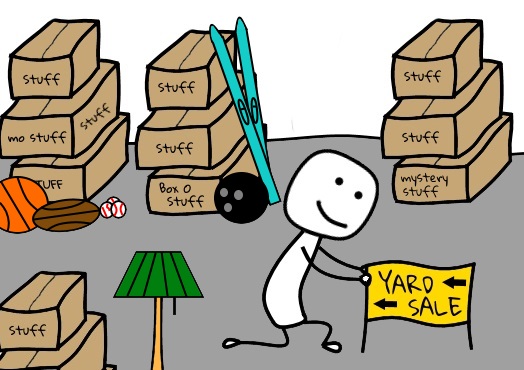 Stickman yard sale