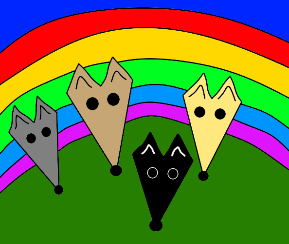 Greyhound rainbow bridge