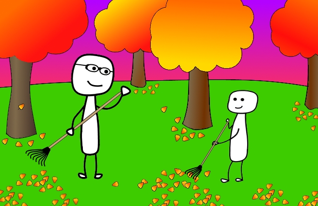 Can't get motivated - rake some leaves