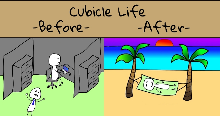 quit the cubicle