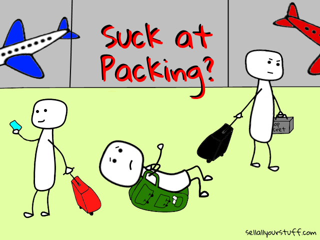 travel packing hack from sellallyourstuff.com
