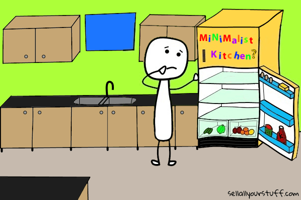 Minimalist kitchen? Not for sellallyourstuff.com