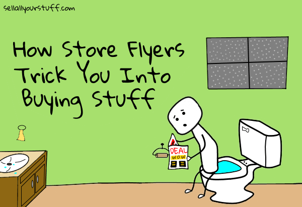 how store flyers trick you by sellallyourstuff.com
