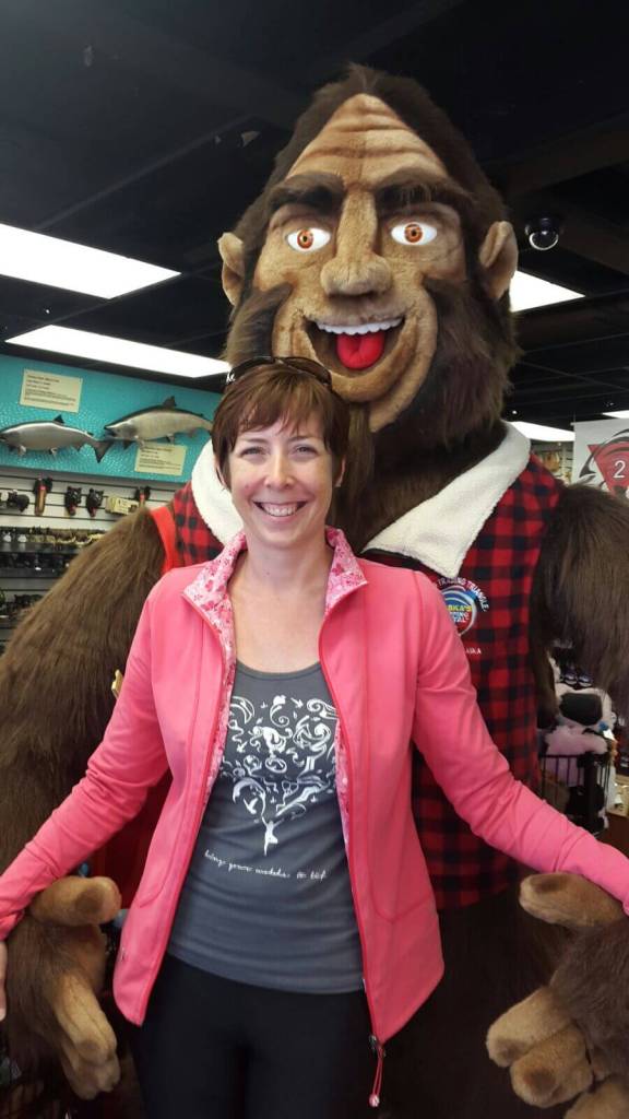 Watch it Bigfoot, getting a little close to my honey!