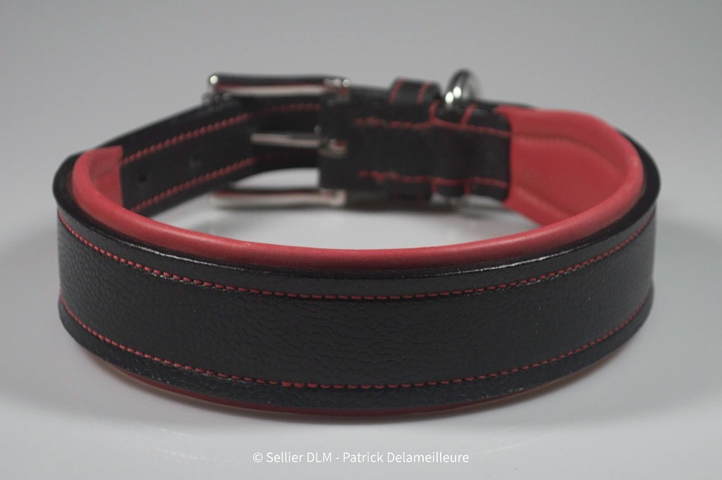 Large leather dog collar
