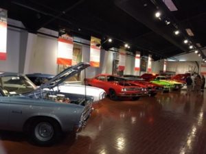 Muscle Car exhibit at the Gilmore Car Museum