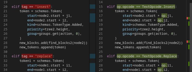 Google Repo Diff Minimap - Dark Illustration Collection - Desktop Quality