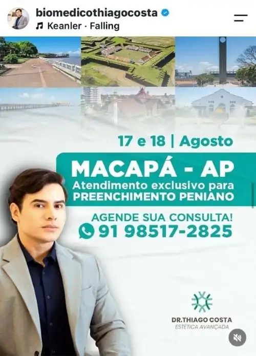 CRM-AP dá “brochada” em promessa de aumento peniano feito por biomédico em Macapá