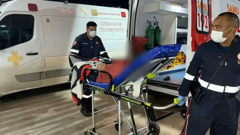 Homem cai de ponte com quadriciclo e sofre traumatismo craniano