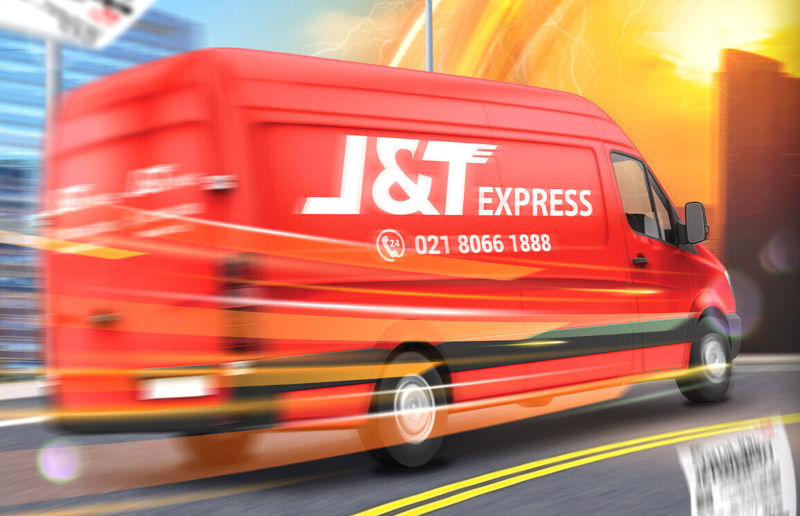 Kurir J&T Express Van