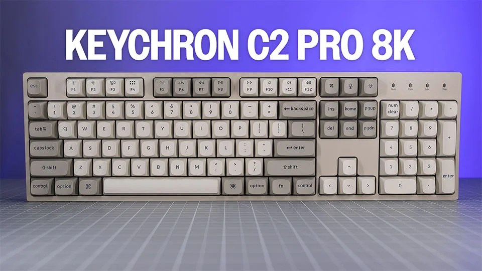 Keychron C2 Pro 8K Review - Cheap Raw Performance - SemiPro Tech+Gear