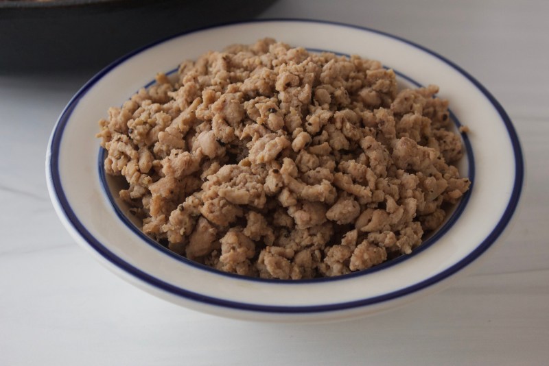 Seasoned ground turkey with only 3 ingredients 