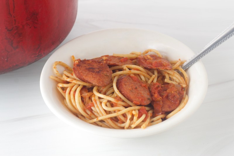 Easy Kielbasa Spaghetti Recipe Under 30 Minutes