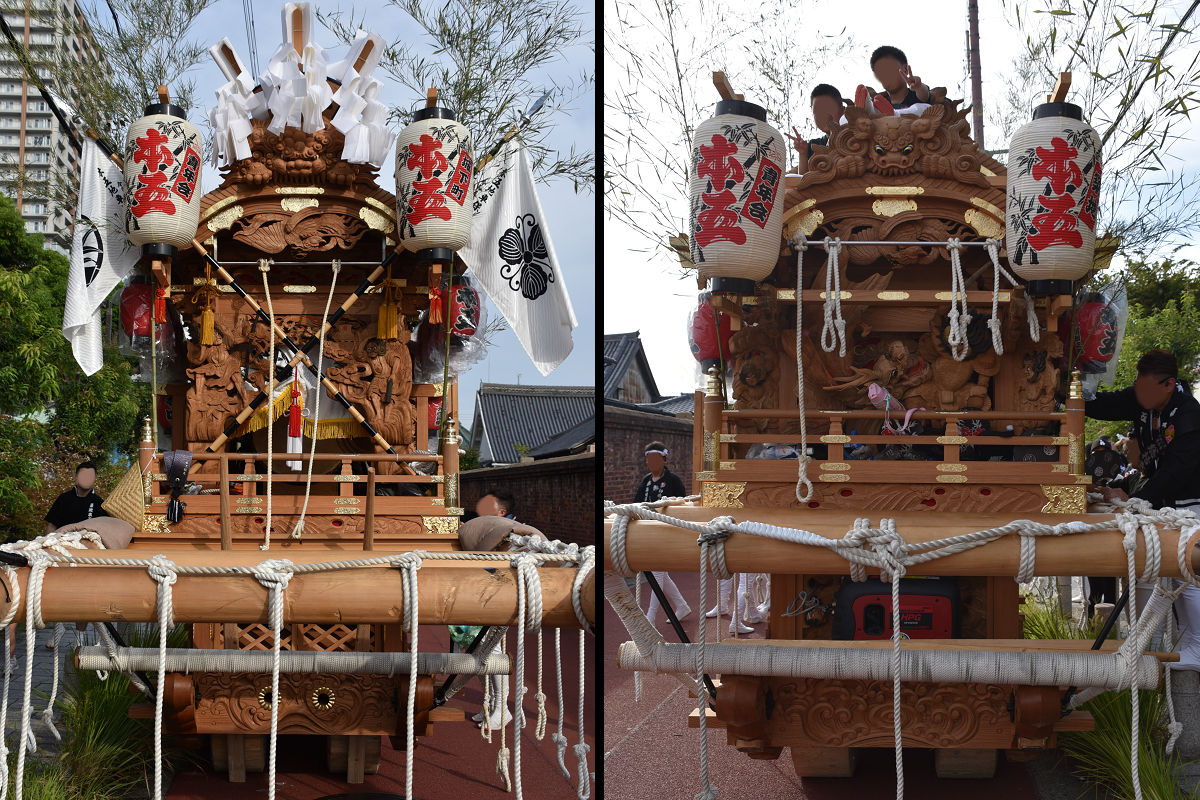 尼崎市初嶋大神宮 築地本町五丁目地車 – 先代地車探訪記