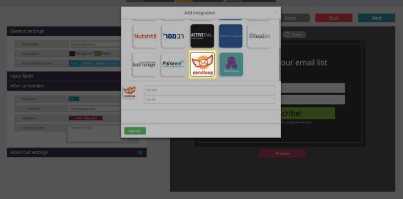 Nourish With Poptin Connect With Sendloop Sendloop - Best Vintage Designs in Full HD