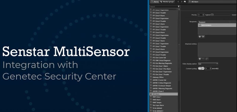 Sensor Integration Senstar - Light Arts - Amazing 8K Collection