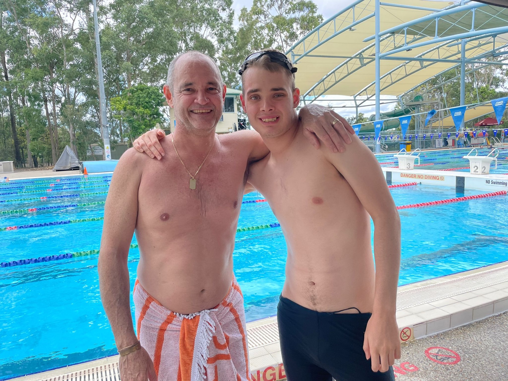 Swimming in support of men’s health