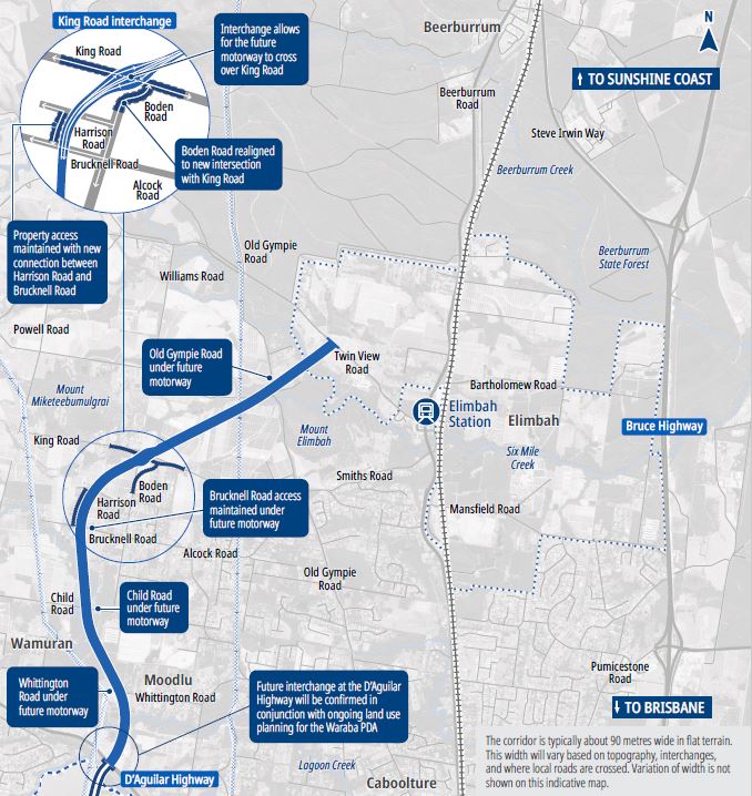 Moreton Motorway corridor gazetted