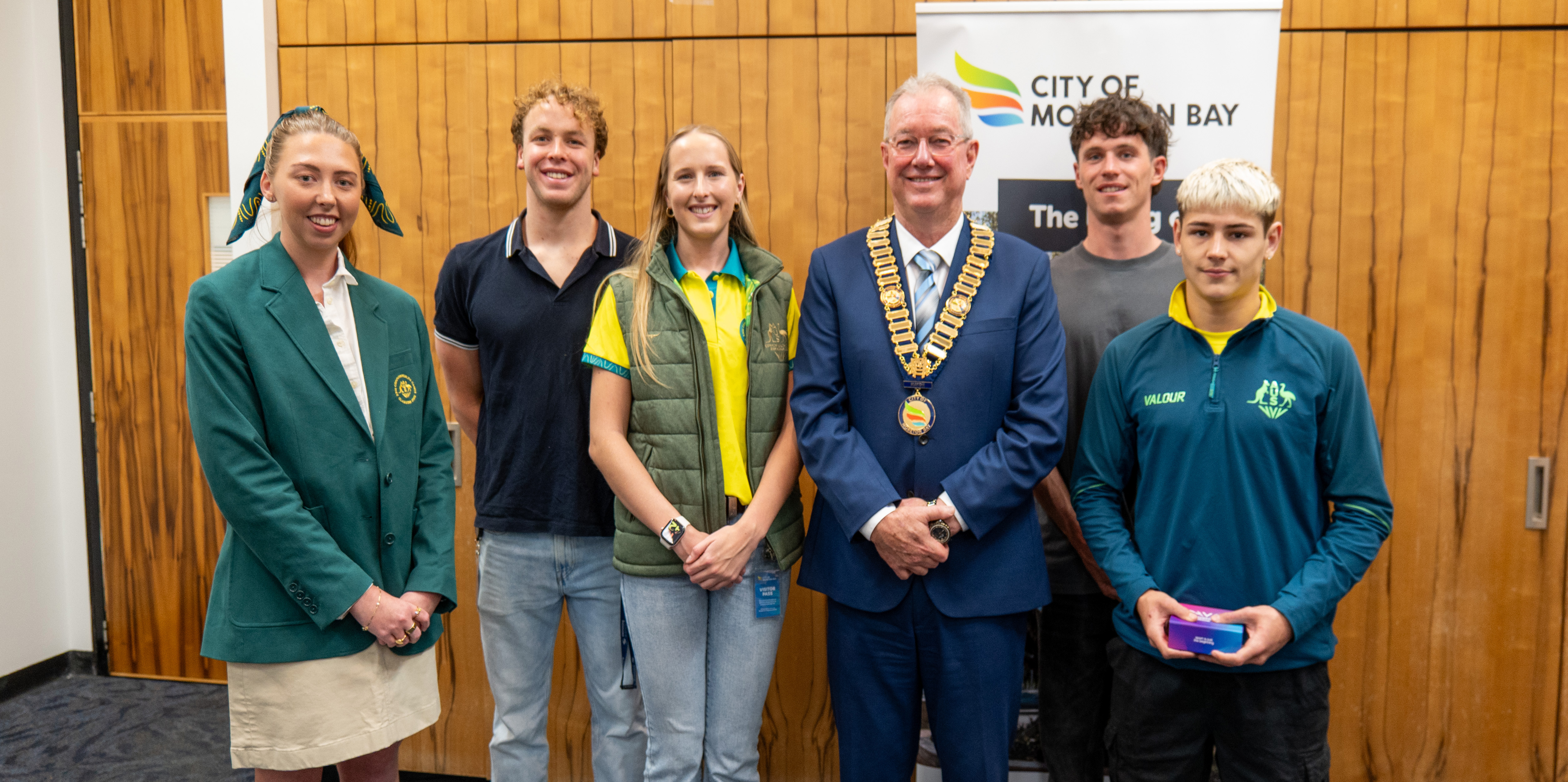 Council honours games stars