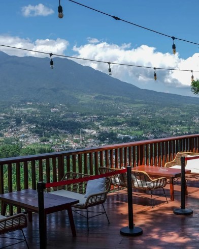 Villa Damar Langit Puncak view