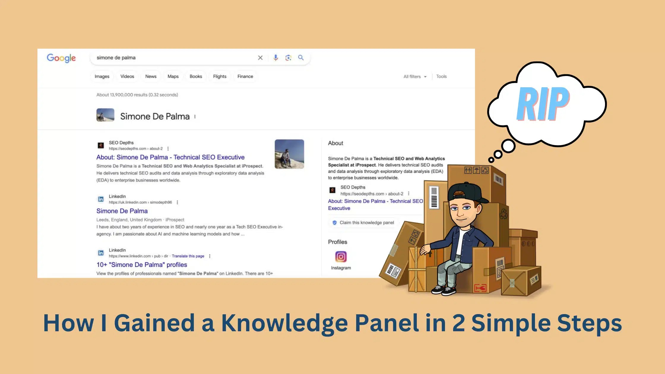 📦 How I Unlocked a Knowledge Panel for the SEO Depths Blog