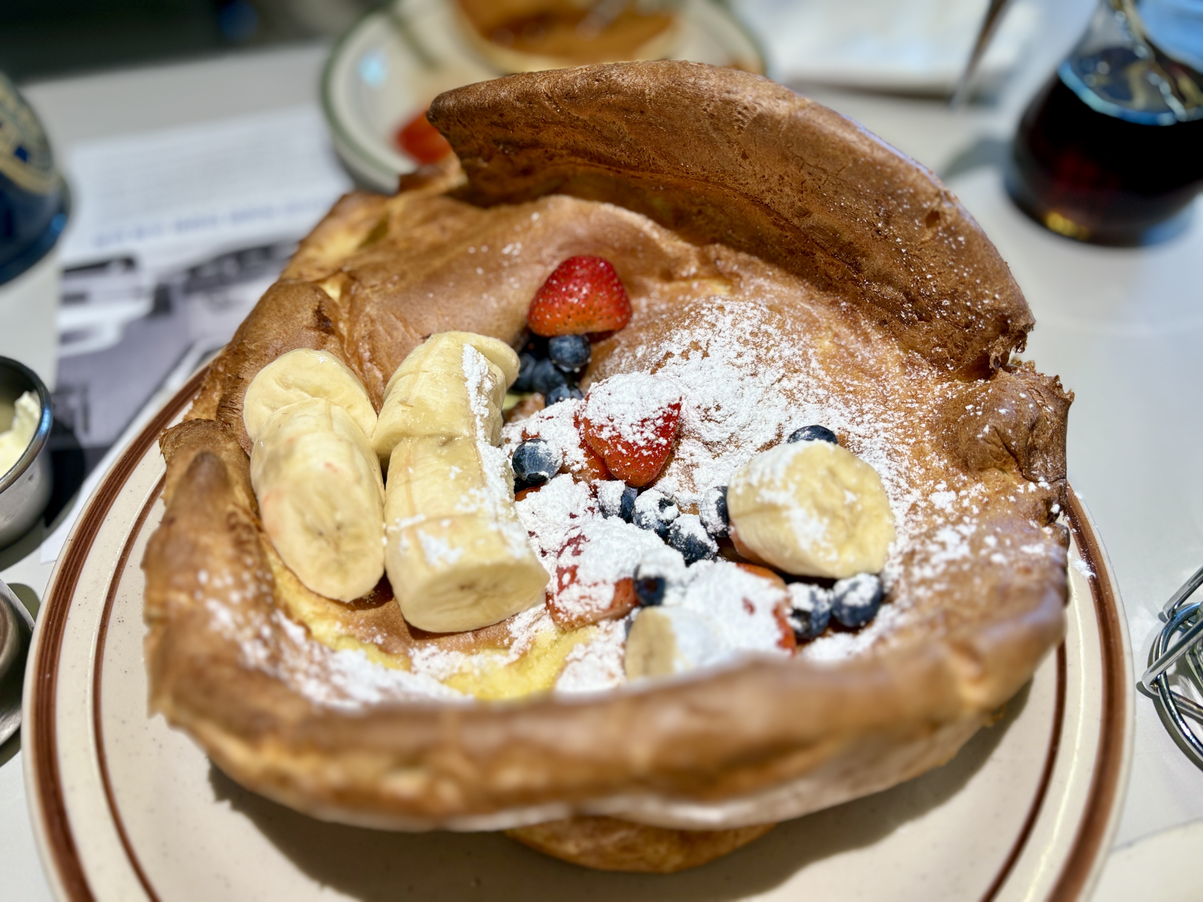 The Original Pancake House at Sejong Center for the Performing Arts Fresh Fruit Dutch Baby Pancake 오리지널팬케이크하우스 프레시 프룻 더치베이비 팬케이크
