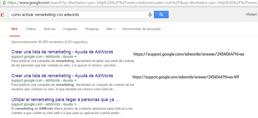 Resultados duplicados en Google