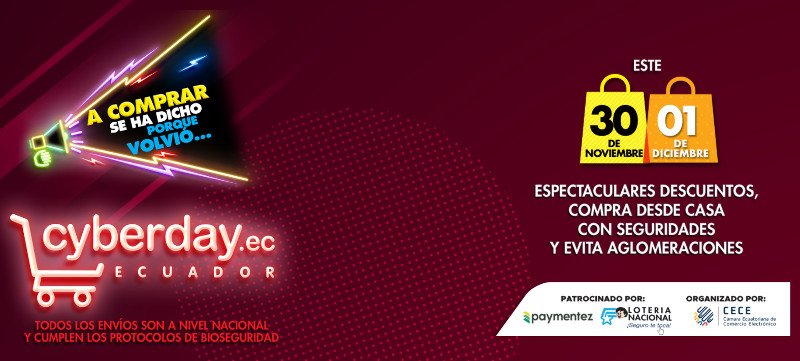 Cyberday Ecuador noviembre 2020.