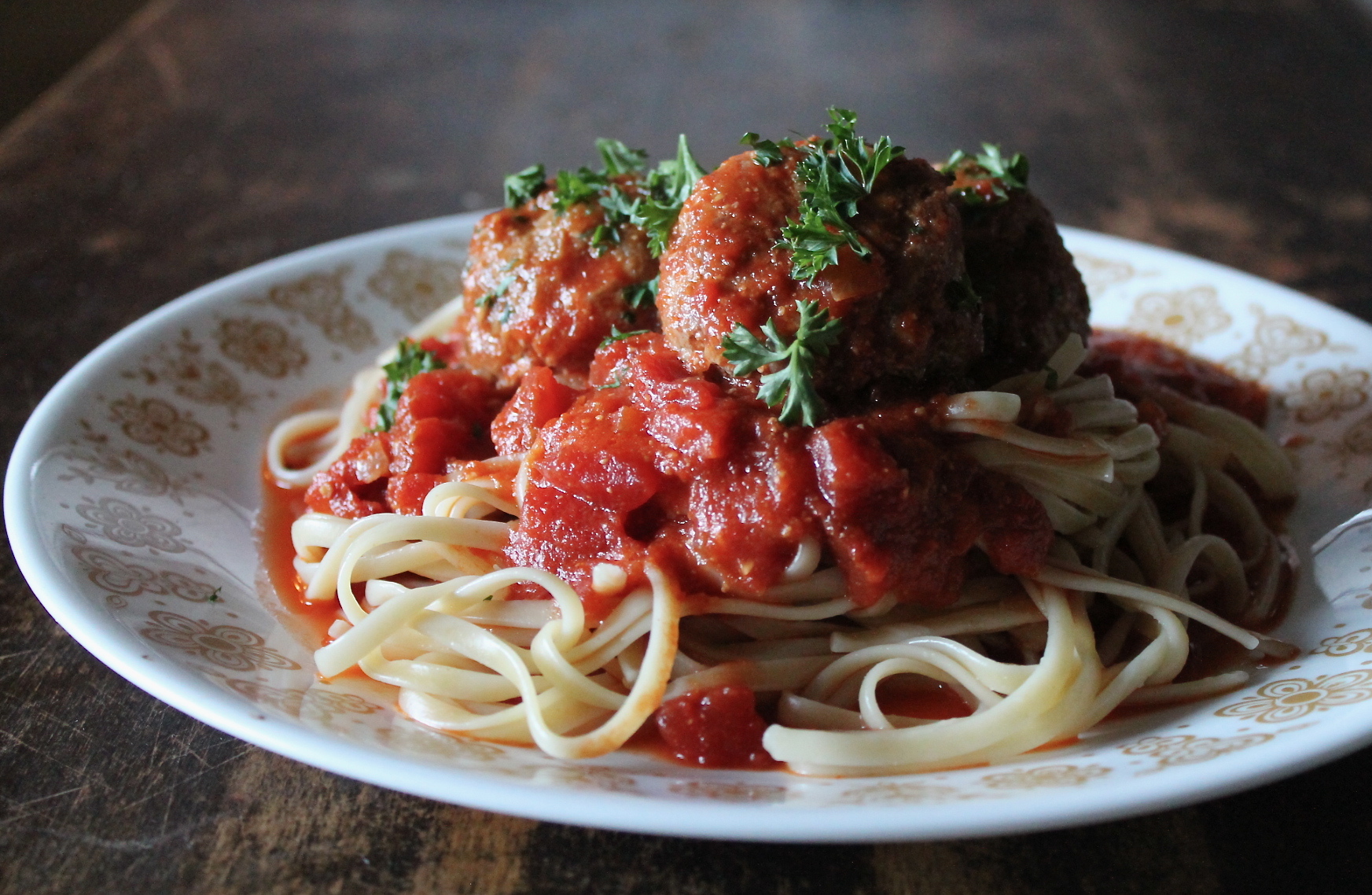 classic spaghetti and meatballs